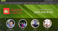 Desktop Screenshot of agavechiropractic.com